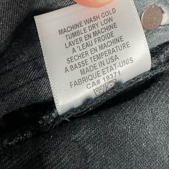 Re/Done | Vintage ReDone Levi’s High Rise Black Jeans Kendall Jenner 26 - Picture 11 of 13